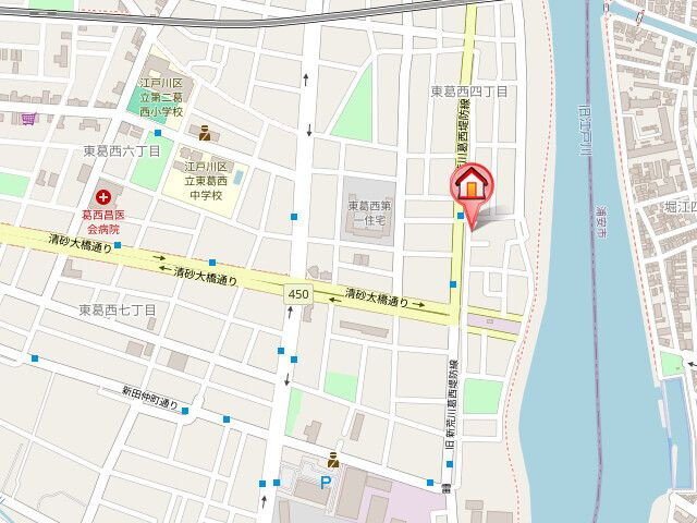 Vivace Kasaiの地図
