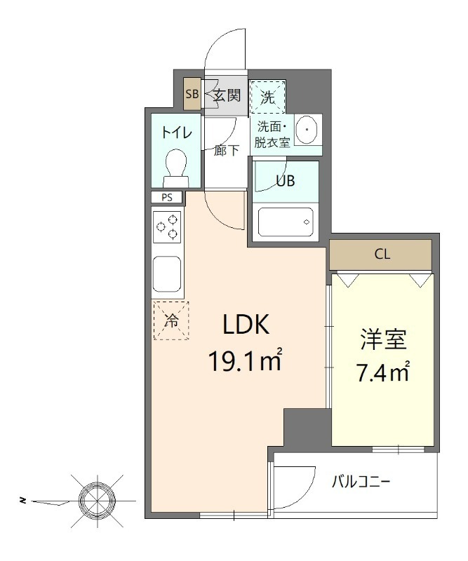 Vivace Kasaiの間取り
