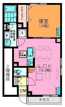 キャナルコートの間取り|間取りです。