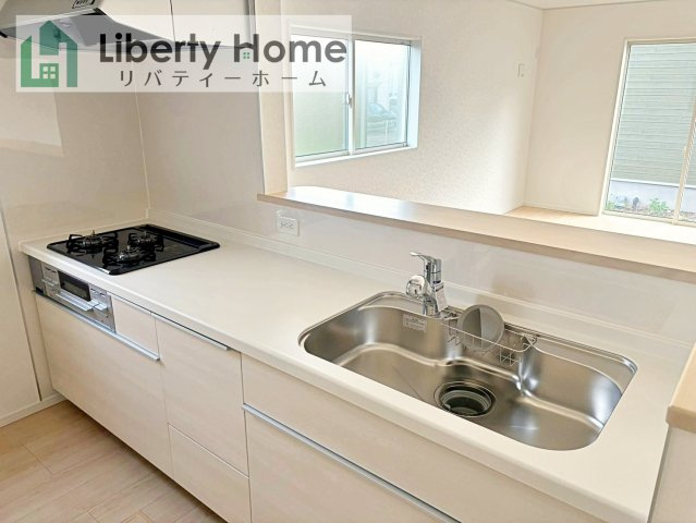 守谷市本町第12　新築戸建　1号棟のキッチン