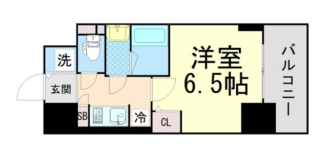 エスリード神戸元町ヒルズの間取り