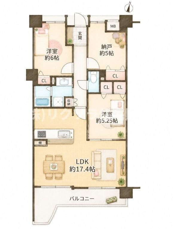 ランフォルセ香里園の間取り|間取り図はいかがですか？ご希望を叶える間取りですか？リビングの広さは？水回りの位置は？カウンターキッチン？など色々な情報が集約されています。弊社では資金計画・住宅ローンなどのご相談も承っております。