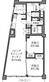 メゾン赤坂の間取り