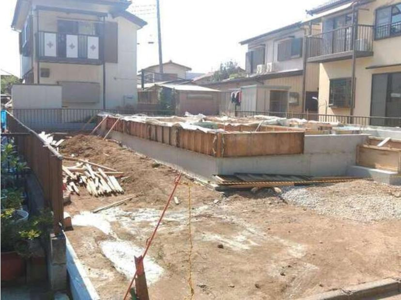 つくばみらい市伊奈東第12　新築戸建の前面道路含む現地写真