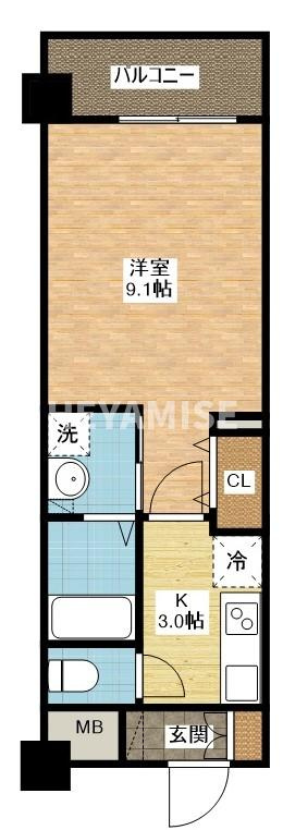 フロンティアききつⅠの間取り