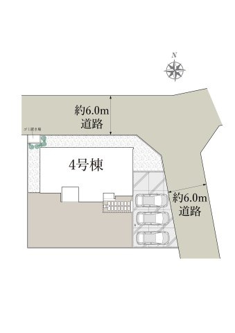 リナージュ那須塩原市関谷23-1期の区画図