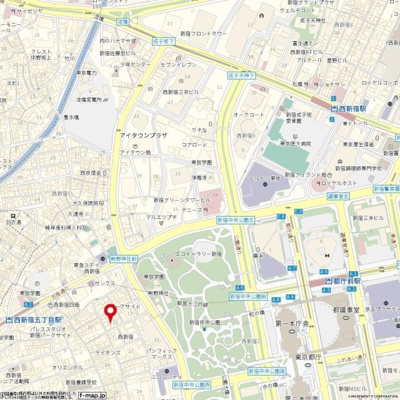 【地図】 | ガラ・ステージ西新宿
