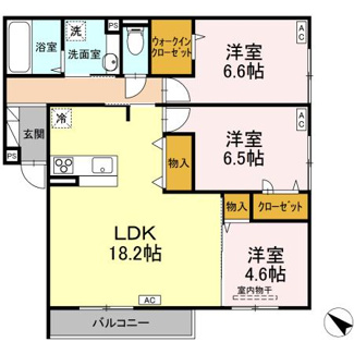 【間取り】 | D-residence・K沖野上 | 3LDK