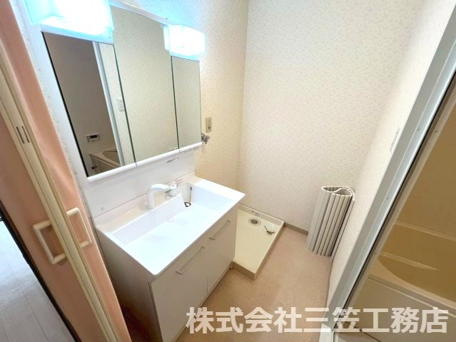 寝屋川市中神田町の賃貸マンションの洗面所