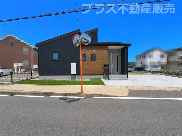 【外観】 | 糟屋郡粕屋町甲仲原1丁目・平屋　1号棟（全1棟）【仲介手数料無料・0円】 | 現地写真。同じ物件を見るなら、プラス不動産販売にお任せ下さい。