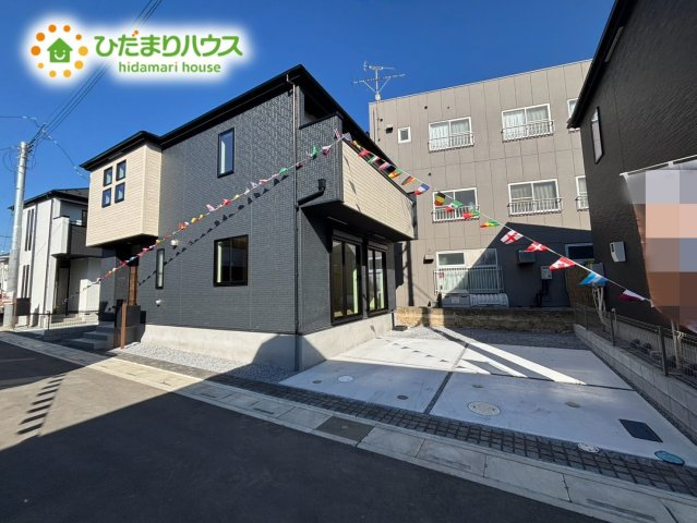 上尾市平方3期　新築戸建　グラファーレ02の外観|現地写真