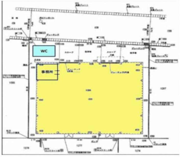 草加市青柳２丁目の倉庫の間取り