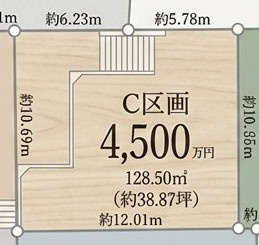 【土地図】 | 横浜市青葉区すみよし台土地 | 区画図です