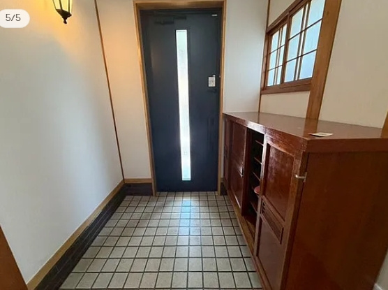 和歌山市園部の玄関