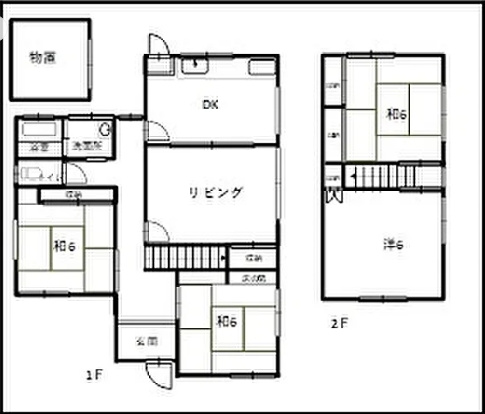 和歌山市園部の間取り