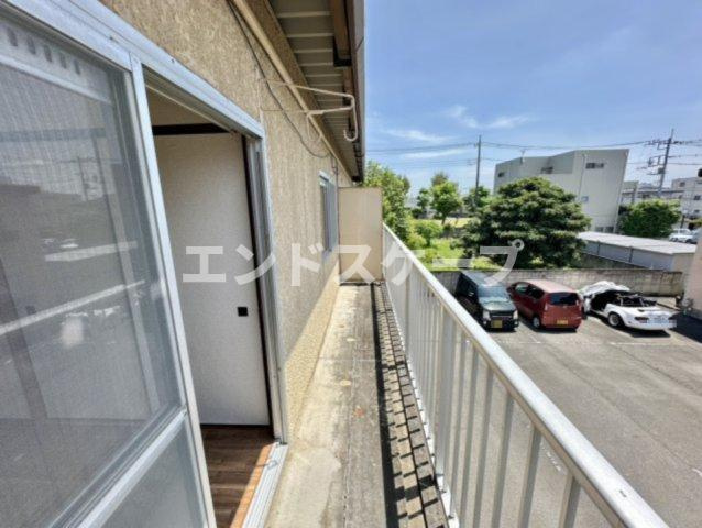 ユーカリハイツＣ棟のバルコニー|高崎、前橋のお部屋探しはエンドスケープまで！お客様の理想お聞かせ下さい♪