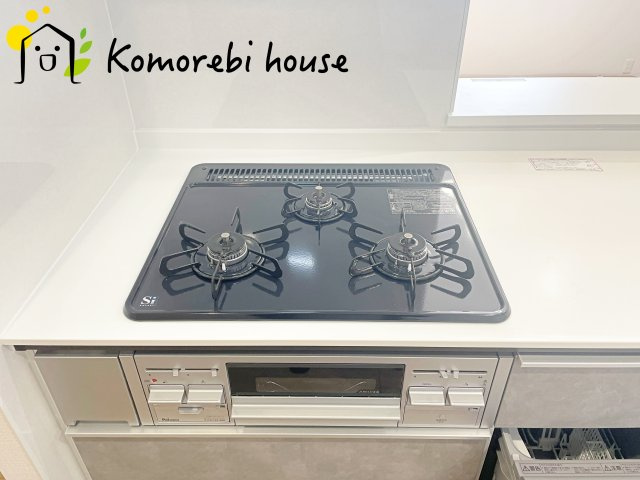 大宮セントラルハイツのキッチン|コンパクトなキッチンで掃除もラクラク