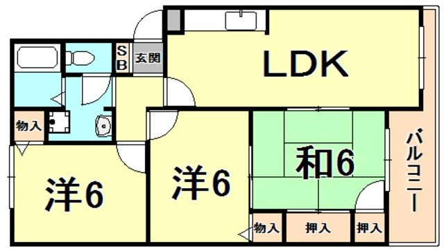 フローラル夙川の間取り