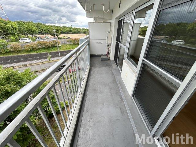 泉北城山台２丁6号棟のバルコニー