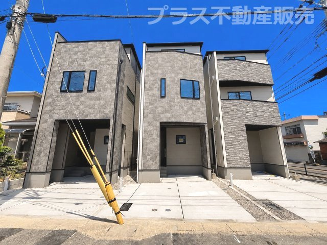 【外観】 | 福岡市西区小戸3丁目7期　1号棟（全3棟）【仲介手数料無料・0円】 | 現地写真。同じ物件を見るなら、プラス不動産販売にお任せ下さい。