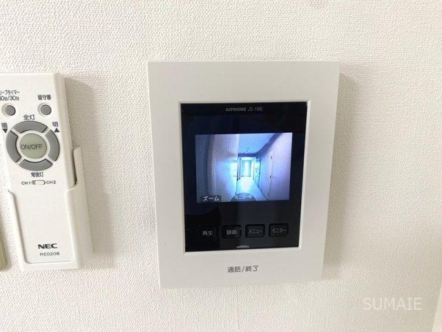 すずらん館のセキュリティ|モニター付きインターホン☆彡