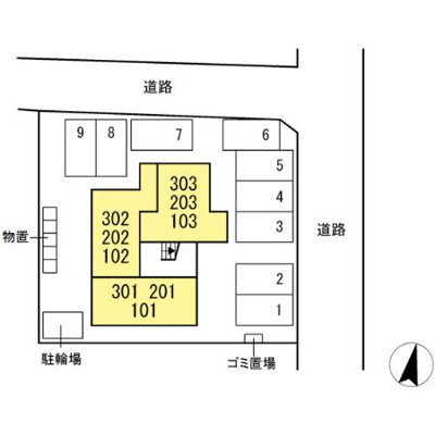 【区画図】 | ロイヤルステージ春日町