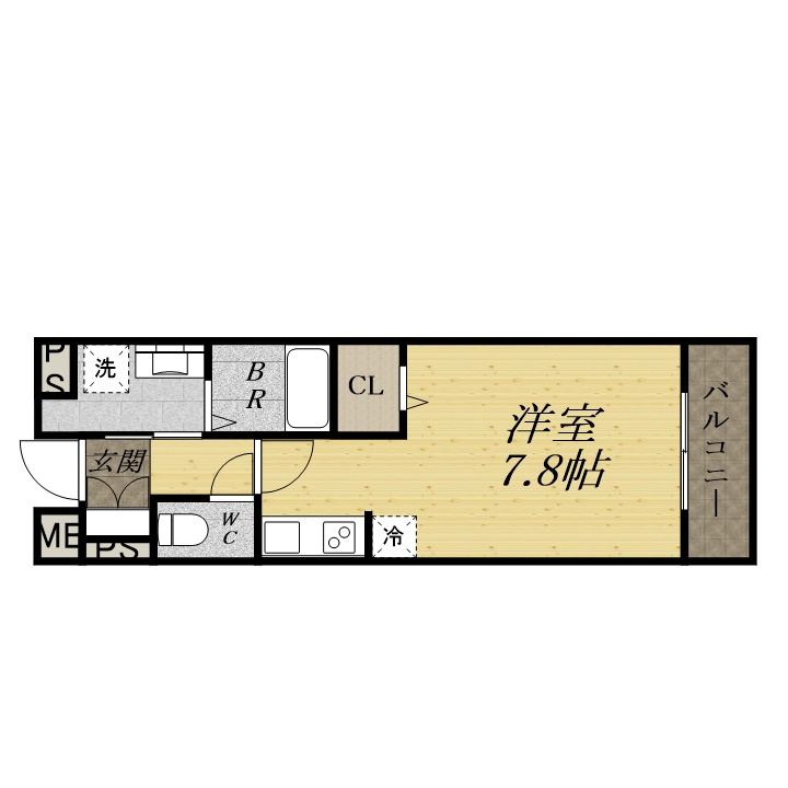 ラポールⅡの間取り