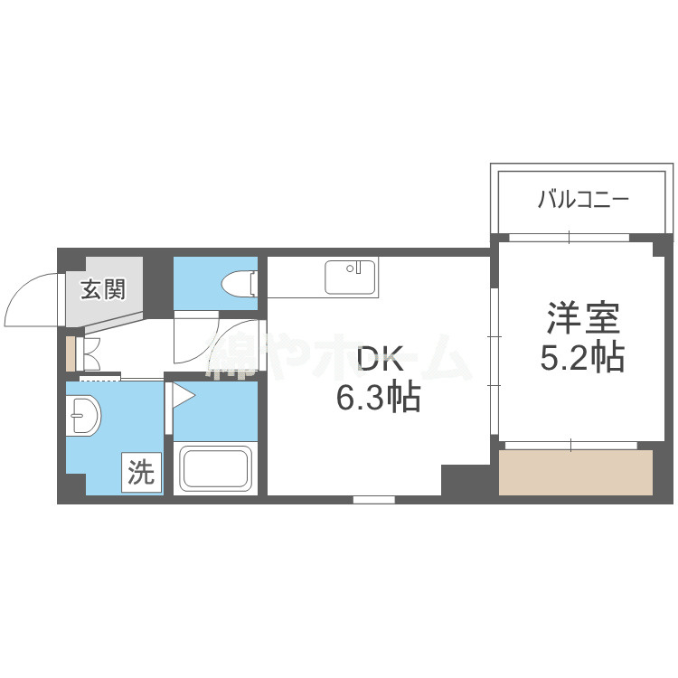 GARDENIA天王寺南の間取り