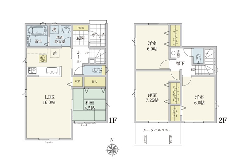 リナージュ那須塩原市関谷23-1期の間取り