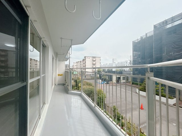 リフォーム中古マンション　コーポ田神G館　昭和61年築のバルコニー