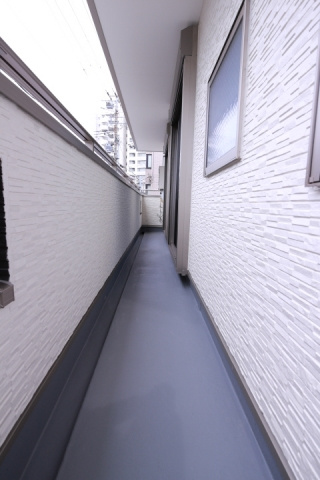 宮本ハイツのバルコニー