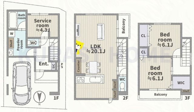 京都市右京区梅津フケノ川町　新築戸建