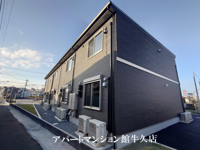 仮）牛久市田宮町新築アパートの外観