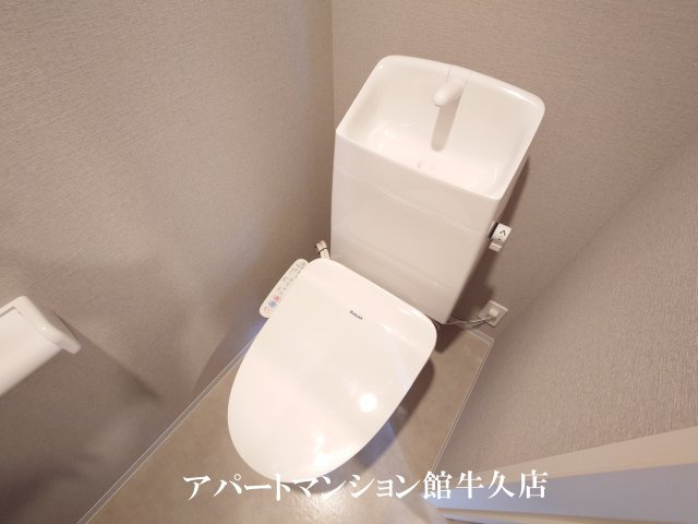 仮）牛久市田宮町新築アパートのトイレ