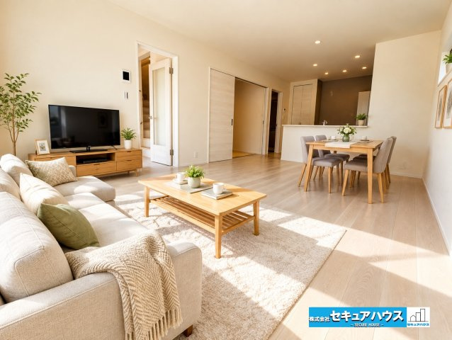 【同施工物件ご案内可】東浦町大字緒川字天白　全3棟のその他|【LDKイメージ】
※家具はイメージです。
◆日当たりが良く温かい広々リビングは家族の団らんスペースになります。