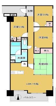 【間取り】 | ☆レックスガーデン大津南郷リオ