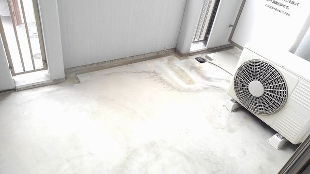 グランデ尼崎のバルコニー