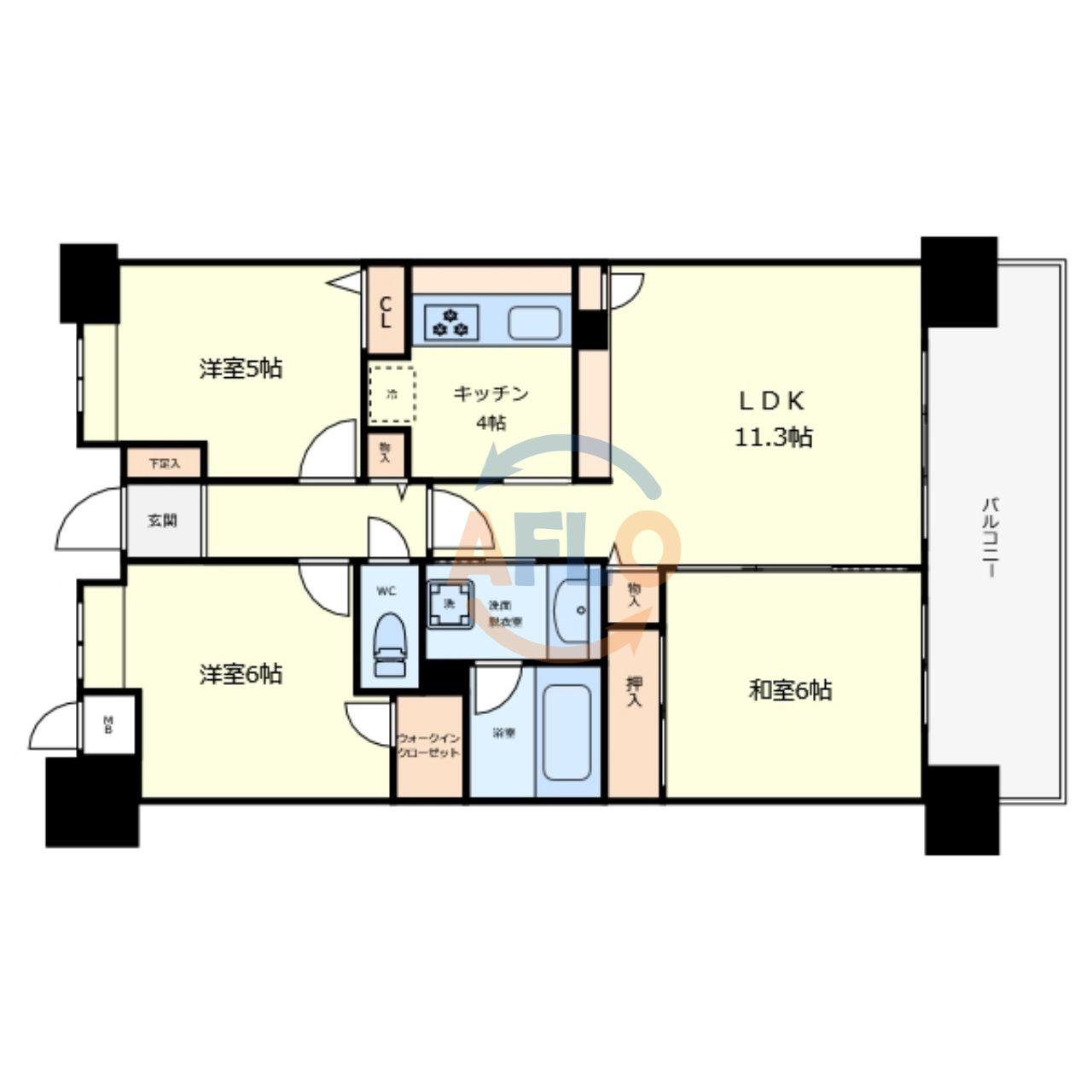 コスモ昭和町の間取り|コスモ昭和町　間取り