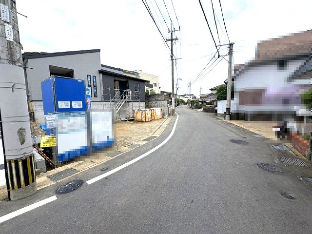 【その他】 | 福岡市南区大平寺1丁目第2・平屋　1号棟（全1棟）【仲介手数料無料・0円】 | 現地写真。前面道路です。