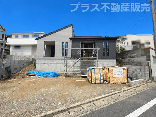 【外観】 | 福岡市南区大平寺1丁目第2・平屋　1号棟（全1棟）【仲介手数料無料・0円】 | まもなく完成。ご内覧は可能です。ご見学はプラス不動産販売にお任せ下さい。