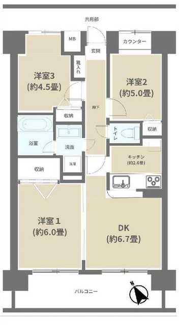 コスモお花茶屋参番館
