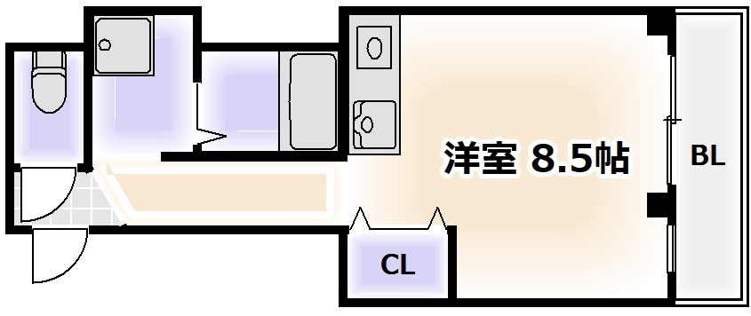 パークシティ長居の間取り