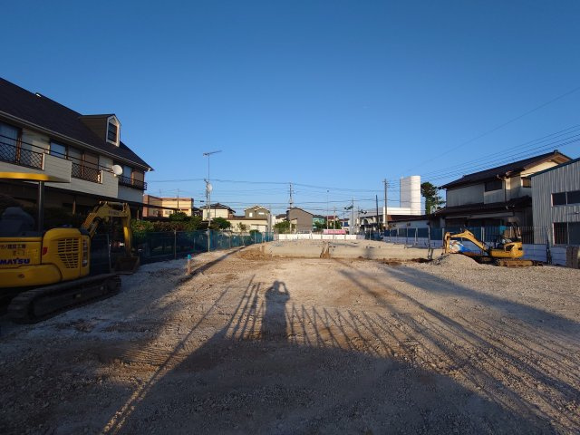 仮）牛久市田宮町新築アパートの駐車場