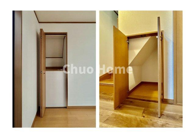 江戸川区東松本1丁目中古住宅の収納|階段上収納・階段下収納