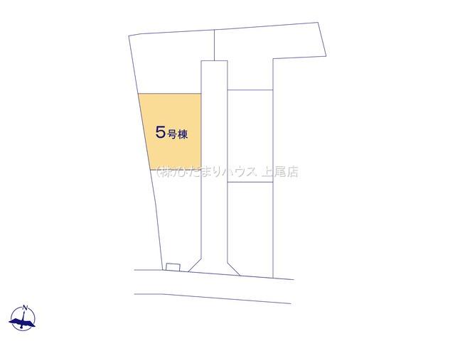 上尾市平方3期　新築戸建　グラファーレ05の区画図