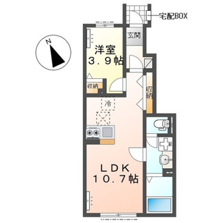 【間取り】 | 仮）牛久市田宮町新築アパート