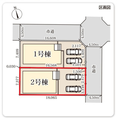 【区画図】 | LiveleGarden.S幸手東4丁目　2号棟