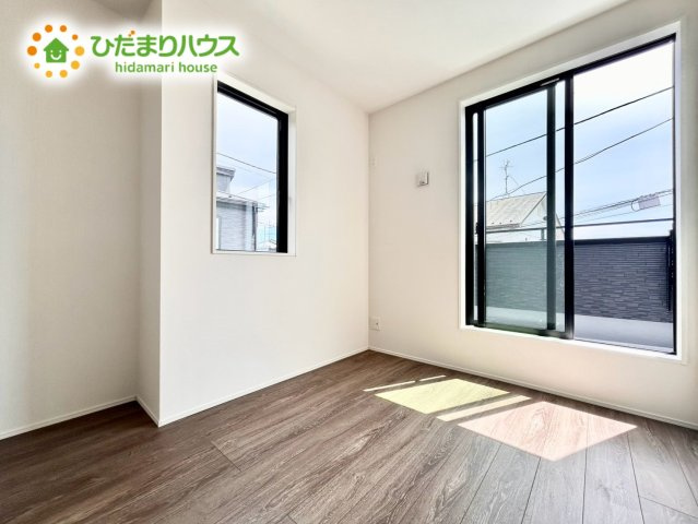 上尾市平方3期　新築戸建　グラファーレ06の洋室|2階洋室：4.25帖