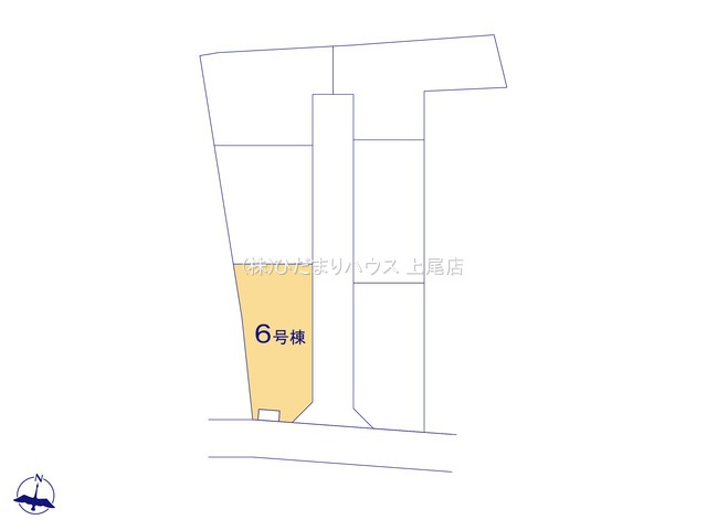 上尾市平方3期　新築戸建　グラファーレ06の区画図