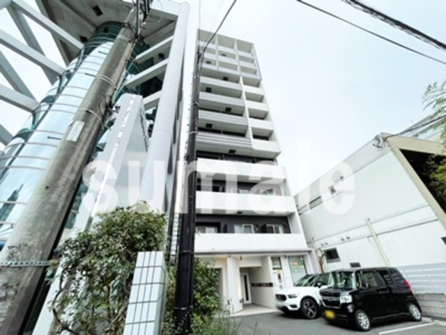アクシーズタワー大門町の外観|綺麗な外観です。